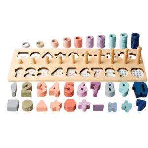planche d'apprentissage montessori chiffres et formes