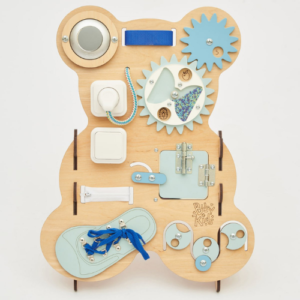 busyboard montessori pour enfants – ourson