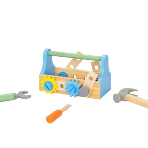 caisse à outils en bois montessori