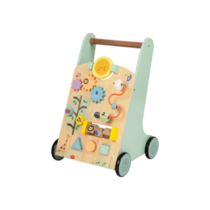 trotteur pousseur bébé – multi activités – couleurs pastel