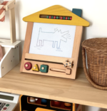 jouet en bois enfant 1 an planche magnetique