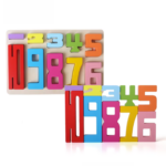 Puzzle numérique en 3D en bois