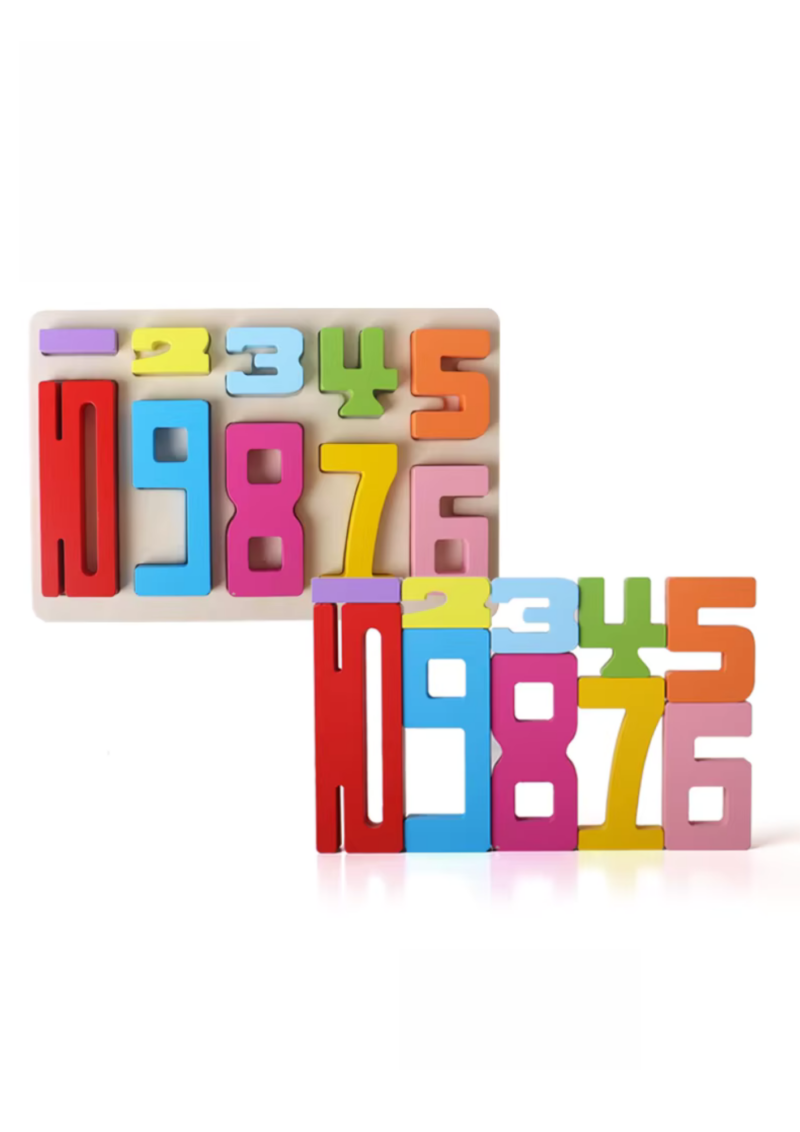puzzle en bois montessori chiffres