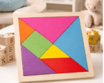 grand tangram bois couleurs montessori