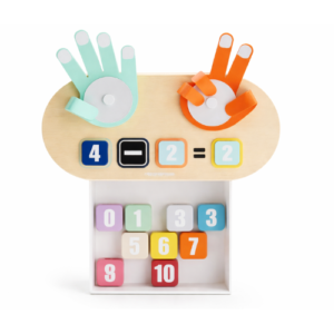 jeu comptage mains montessori