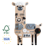 Tableau d'Activités Montessori XL - Busy board Lama