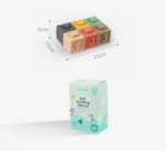 6 cubes sensoriels silicone Montessori