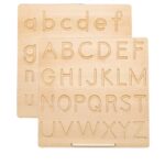 Planche Alphabet en bois Montessori - Apprendre l'alphabet