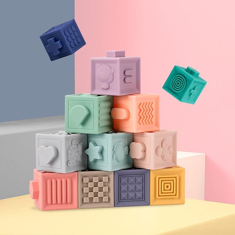 cube sensoriels- jouets éveil montessori