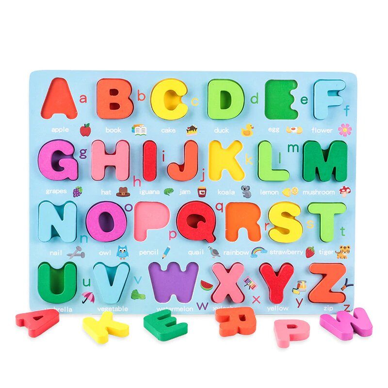 Planche apprentissage alphabet Montessori anglais