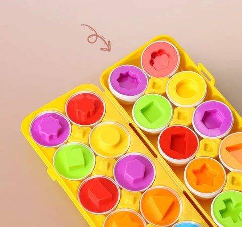 Boite oeuf Montessori forme
