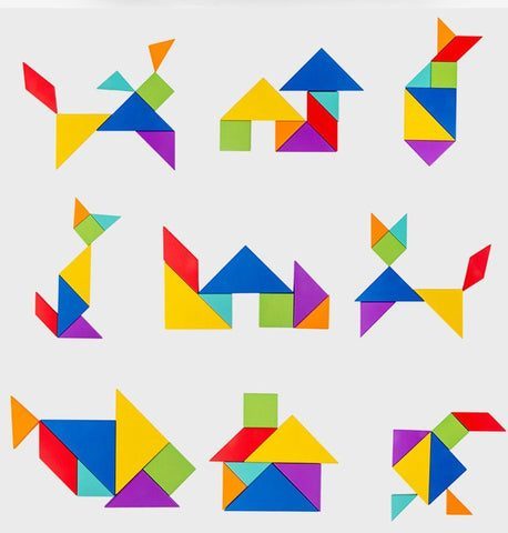 Puzzle formes géométriques - Puzzle Tangram