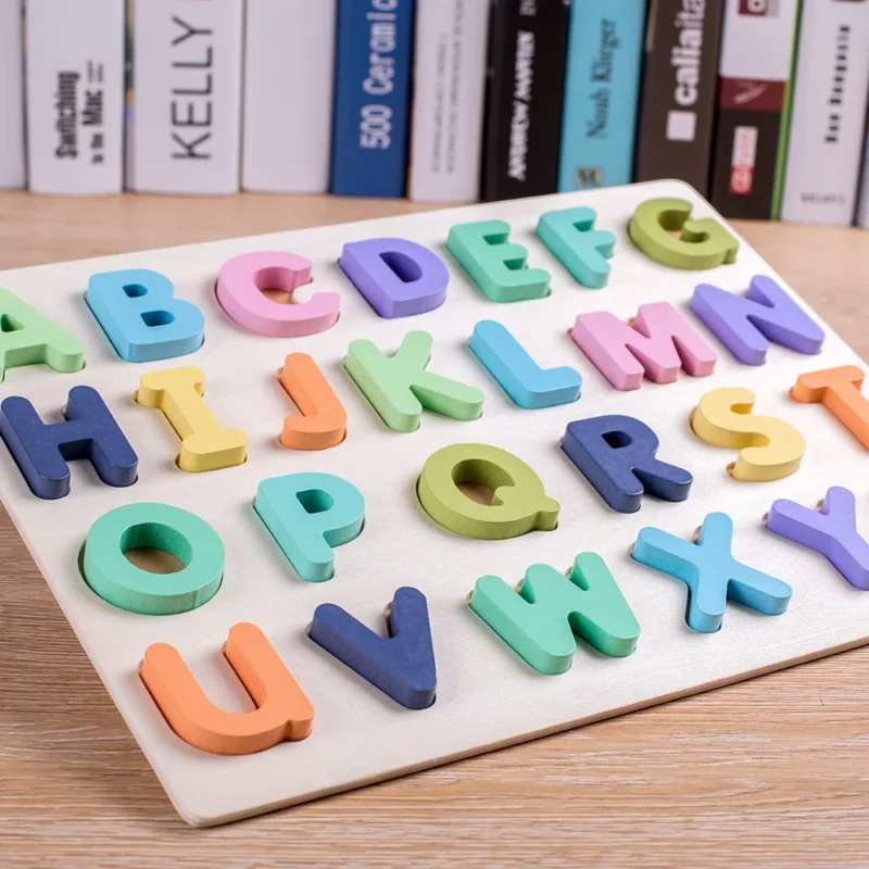 Puzzle en bois montessori alphabet