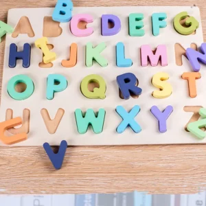 Puzzle en bois montessori alphabet