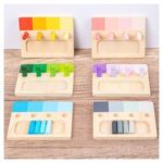 Jeux de Pions en Bois – Assemblage des Couleurs