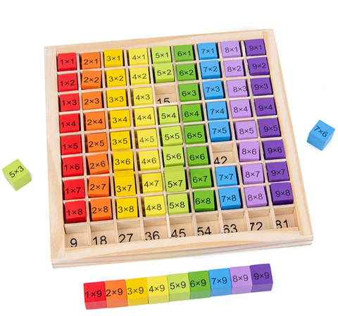 Jouet Montessori - Maths et couleurs