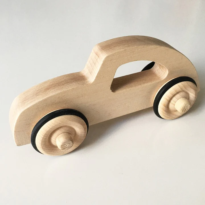 Jouets montessori les voitures en bois