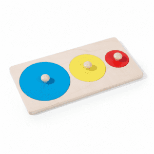 puzzle de formes géométriques en bois montessori