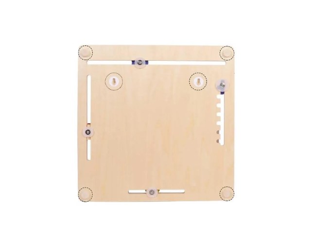 planche d'apprentissage en bois (heure, date, chiffre)