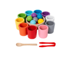 jouet montessori de boules et tasses