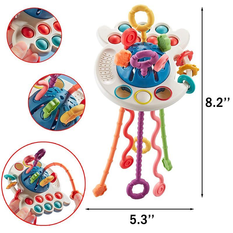 Jouet De Bain Bébé Playgro Topsy Turvey Turtle - Tortue Réversible En Phoque - Verseur D'eau Et Hochet - Éveil Sensoriel