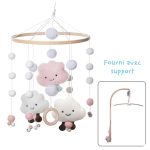 Mobile bébé en bois