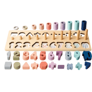 planche d'apprentissage montessori chiffres et formes