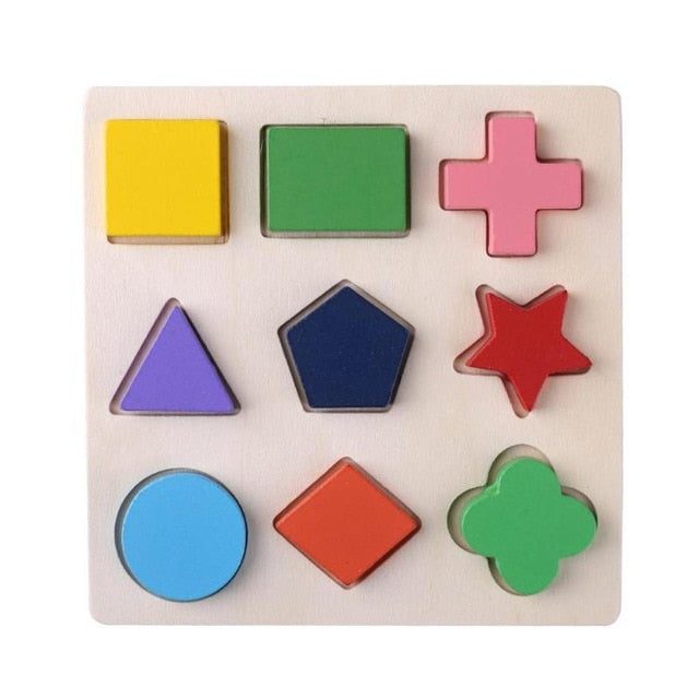 jeux formes colorées imbriquées