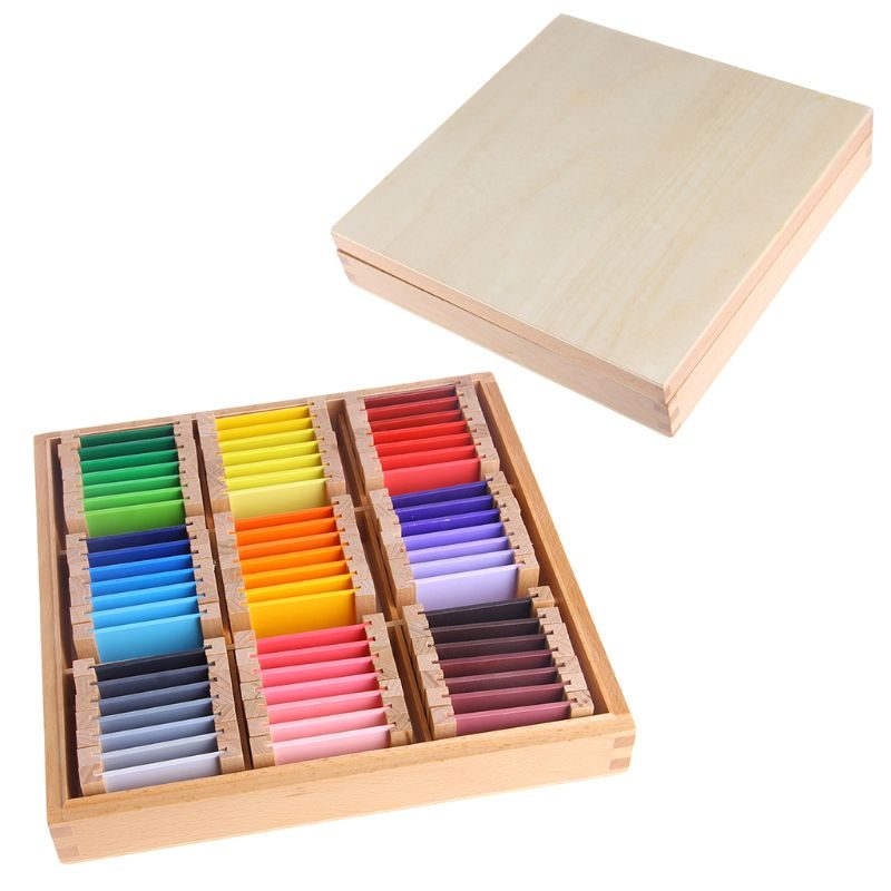 grande boîte a couleurs jeu Montessori