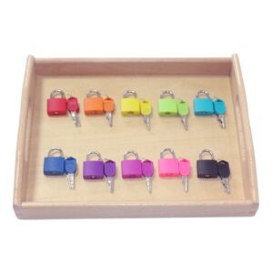 Cadenas colorés avec clés
