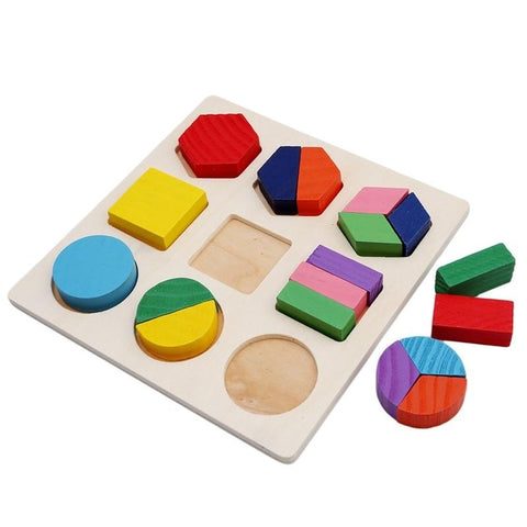 Jeu de formes géométriques bicolores