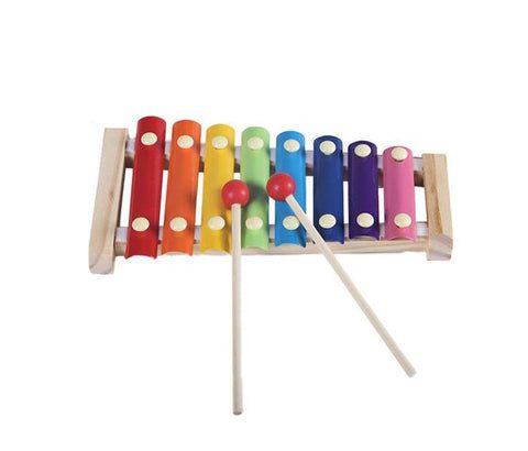 Xylophone Enfant en bois colorés 8 notes
