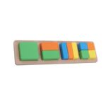 Puzzle préscolaire - Formes rectangles colorés