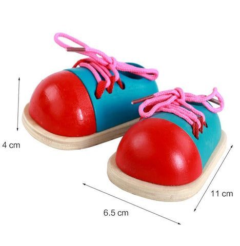 Apprentissage lacets - Chaussures Montessori