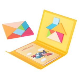 Tangram magnétique Montessori avec livre