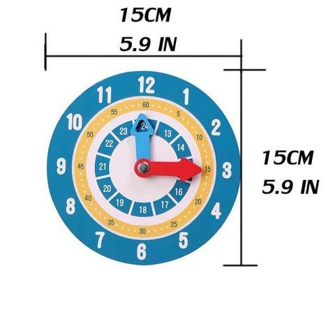 Horloge en bois - Jouets éducatifs pour enfants