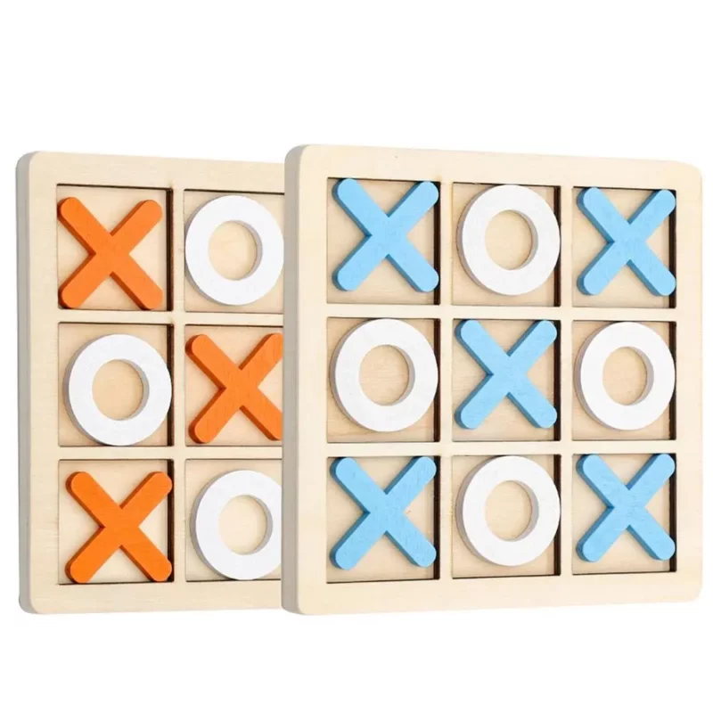 Morpion en bois montessori