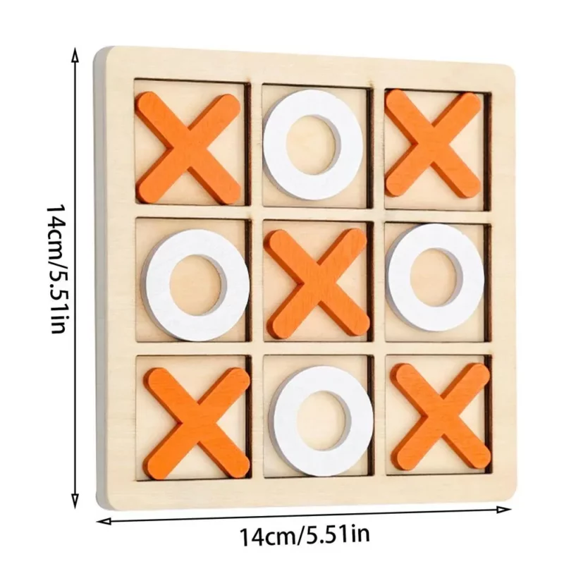 Morpion en bois montessori – Image 9