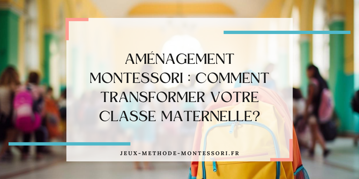 Salle de classe Montessori colorée et organisée pour jeunes enfants