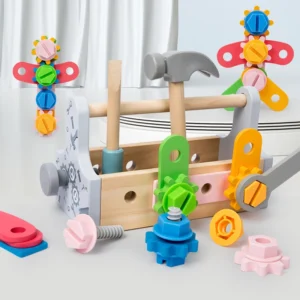 Jeu D'encastrement En Bois Montessori 1 An+ - 6 Couleurs, Boîte à Fentes - Développe Motricité Fine Et Logique