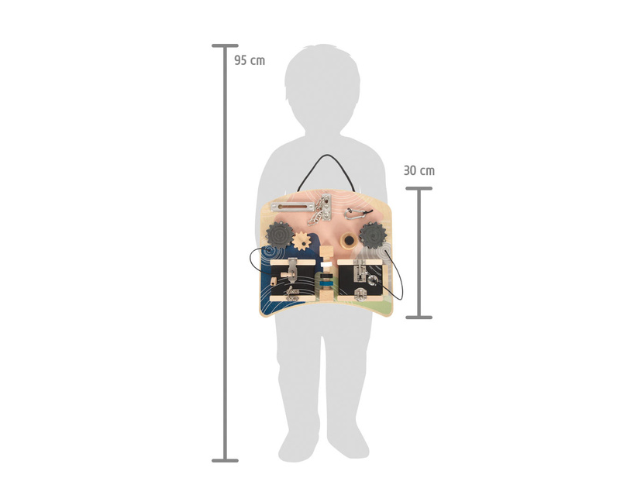 busy board montessori transportable