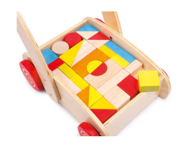 pousseur bébé – jeu de construction en bois