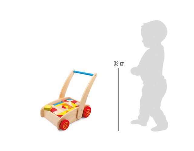 pousseur bébé – jeu de construction en bois