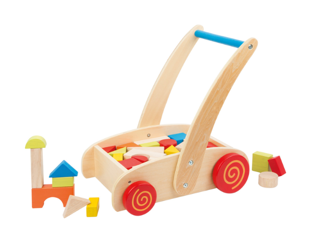 pousseur bébé – jeu de construction en bois