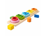 jeu de tri pour enfant – formes en bois