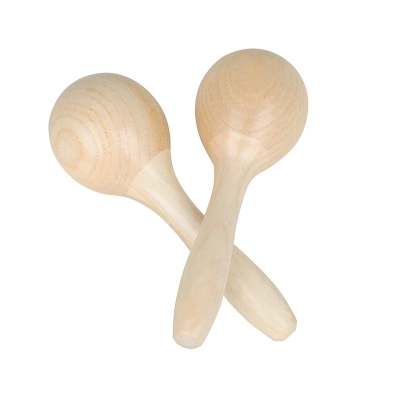 maracas en bois pour enfant montessori