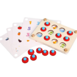 jeux memory a carte montessori en bois