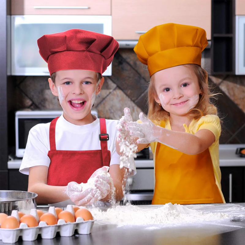 Tablier et toque de cuisine