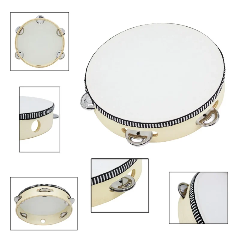 Tambourin en bois pour enfant