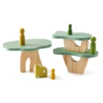 jeu de construction arbre en bois